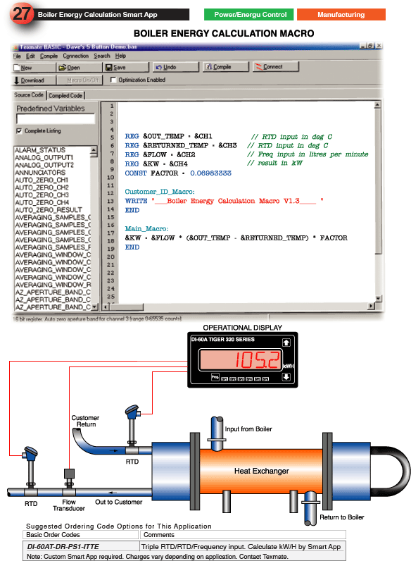 Boiler Energy Calculation Macro